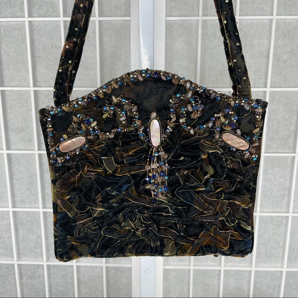Mary Frances Women’s Velvet Handbag